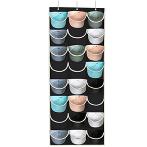 Over Door 24-Pocket Hat Organizer
