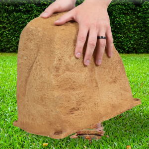 Faux Landscape Rock Cover w/Stakes