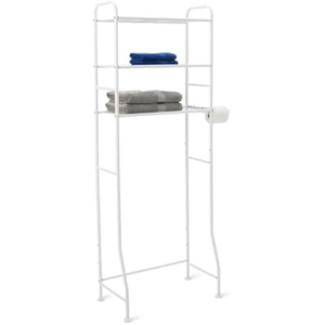 Amazon Basics 3-Tier Over The Toilet Storage Organizer w/Paper Holder