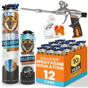 12-Pack FullStop Spray Foam Insulation Kit