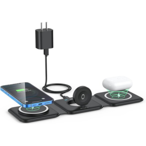3-in-1 GaN Magnetic Wireless Charging Station