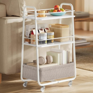 Vasagle 3-Tier Rolling Utility Cart