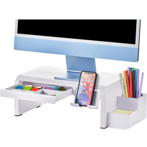 Adjustable Monitor Riser w/Drawer