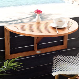 Outdoor Balcony Hanging Half Table