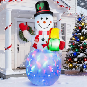 Inflatable 5' Christmas LED Snowman