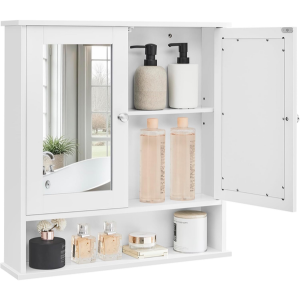 Wall Cabinet w/Mirrored Doors