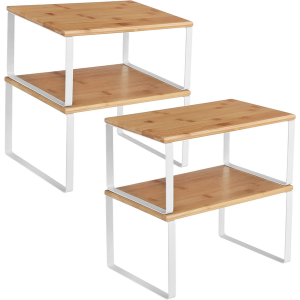 Set of 4 Kitchen Cabinet Organizer Shelf