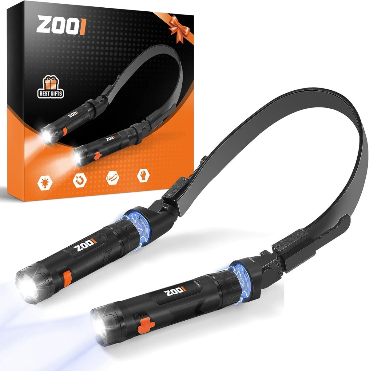 Rechargeable Adjustable Neck Flashlight