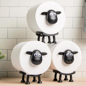 Set of 3 Sheep Toilet Roll Holder