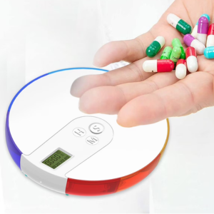Electronic 7-Day Pill Organizer w/Alarm