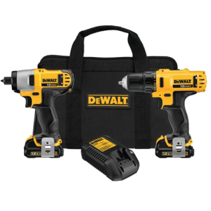 DeWalt 12V MAX Cordless Drill & Impact Driver w/Batteries & Charger