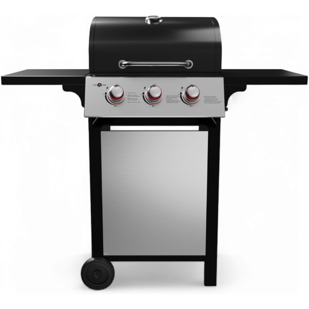 GasOne 3-Burner Stainless Steel Gas BBQ Grill