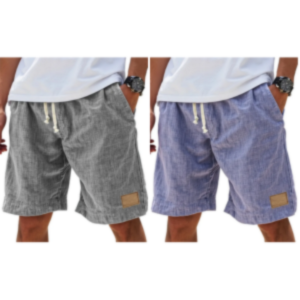 Men's Drawstring Linen Shorts