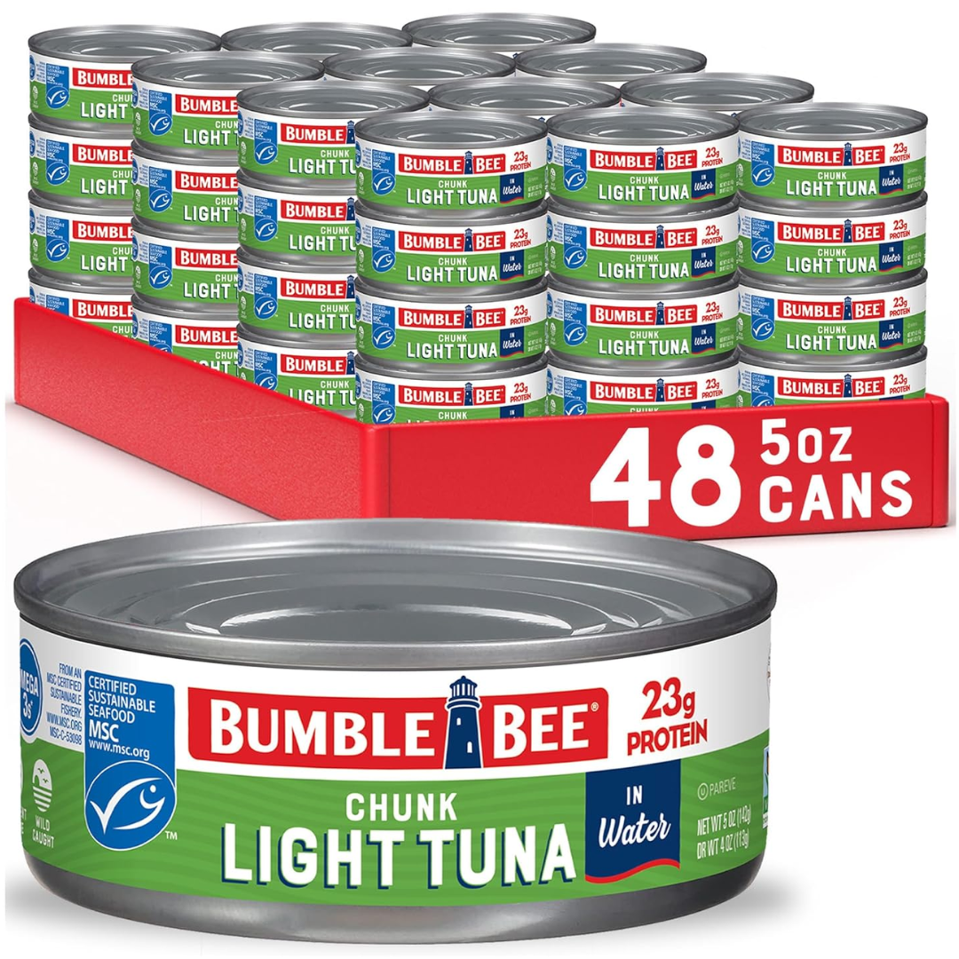 Bumble Bee 48-Pack Chunk Light Tuna In Water