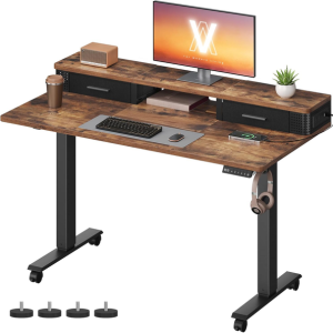 Height Adjustable 47'' Electric Standing Desk
