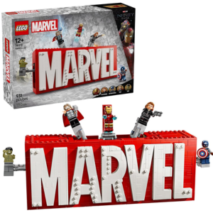 LEGO 931-Piece Marvel Logo & Minifigures Building Set
