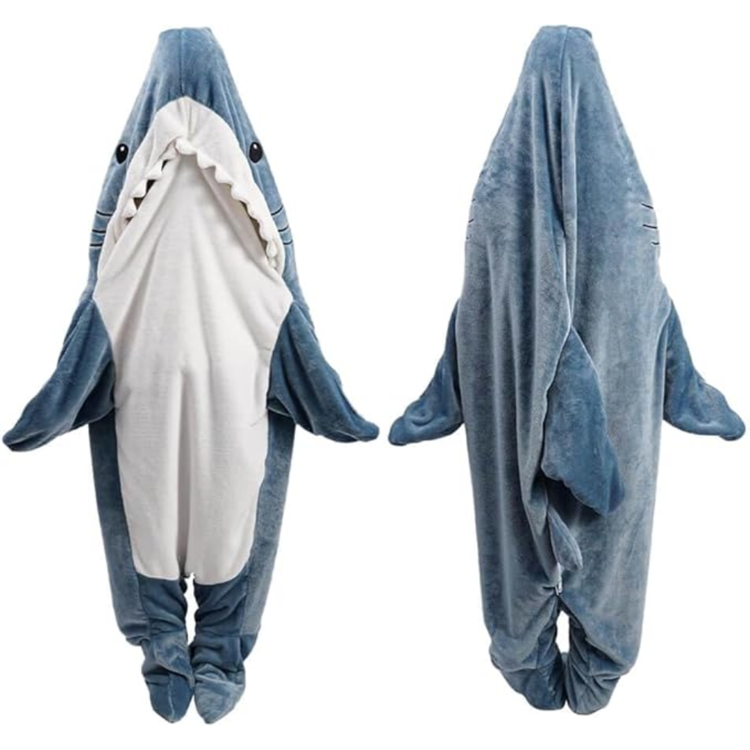 Shark Blanket Hoodie Onesie Costume