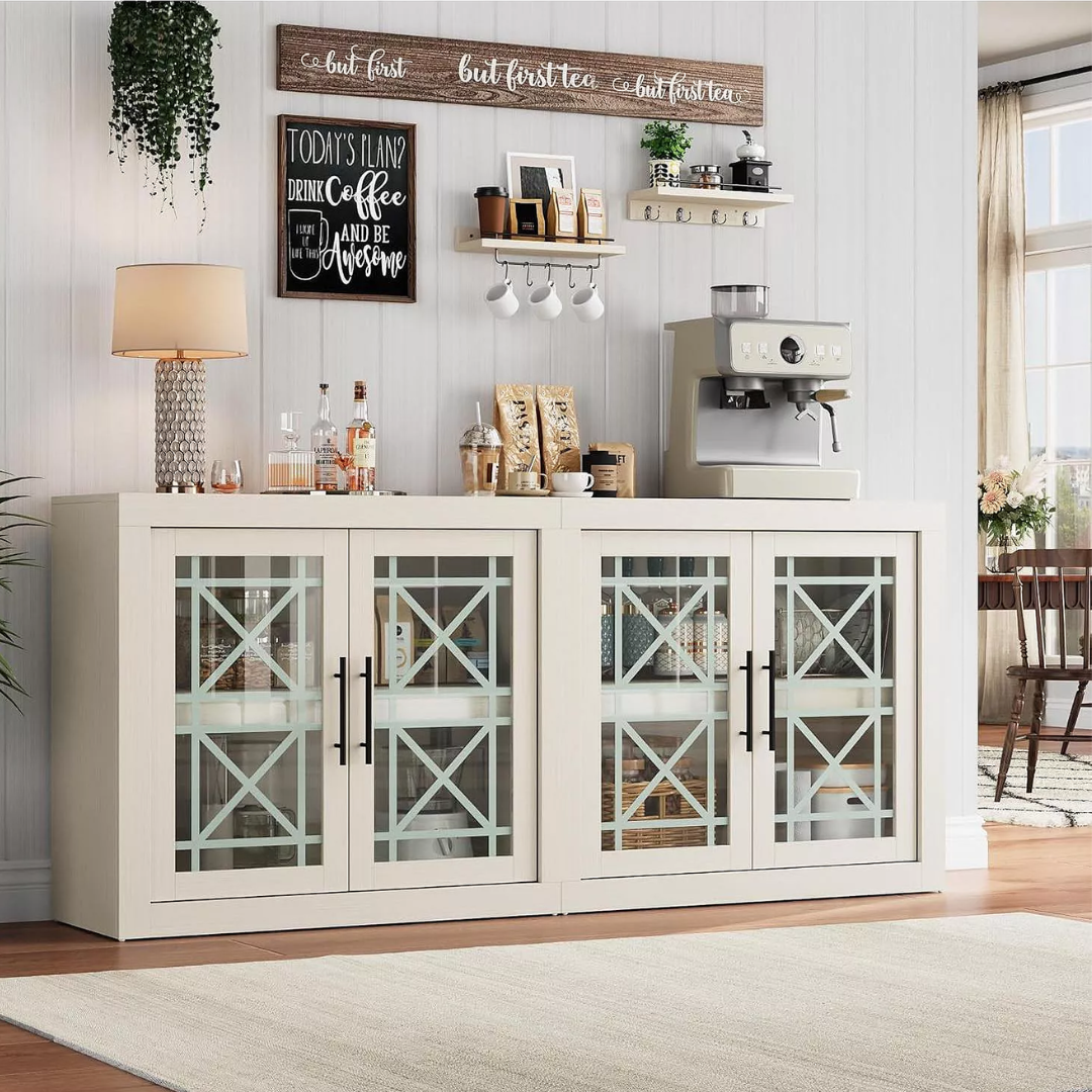 Wood Buffet Sideboard Cabinet w/ Storage