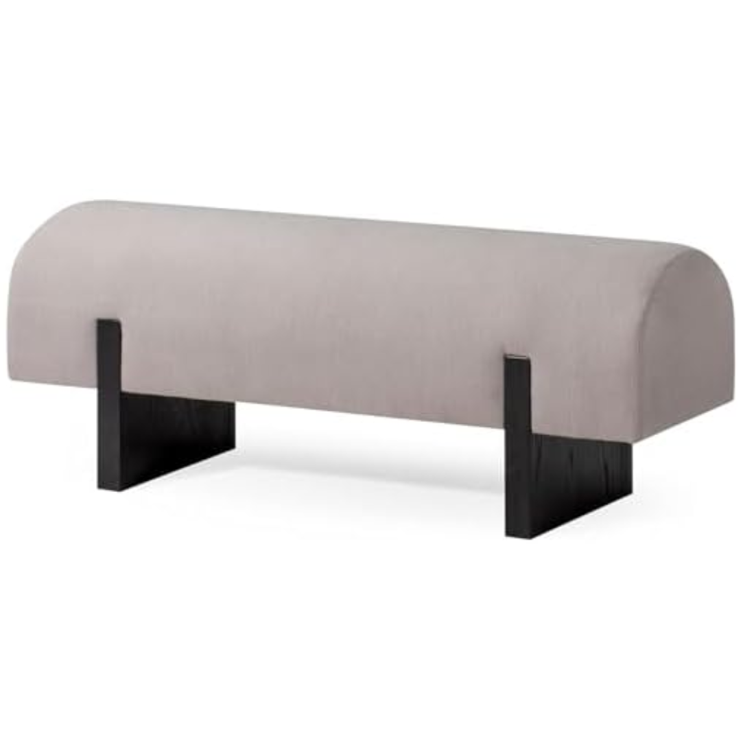 Modern Wood Upholstered Bench