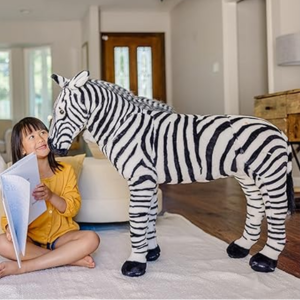 Melissa & Doug 3' Giant Striped Zebra