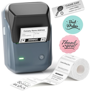 Bluetooth Thermal Label Printer w/Labels
