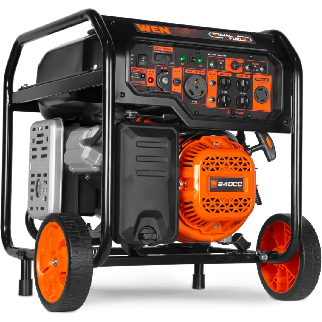 WEN 8000W Dual Fuel Portable Generator