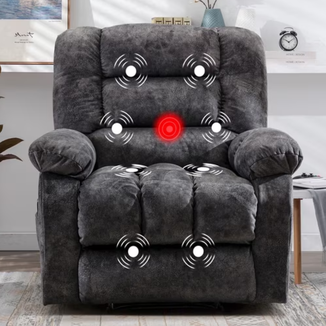 Heated 36'' Massage Recliner Chair