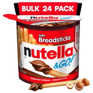 24-Count Nutella & Go Hazelnut Spread Snack Packs w/Breadsticks