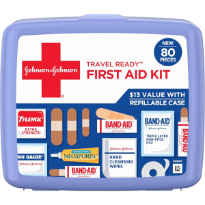 Band-Aid 80-Piece Emergency First Aid Kit