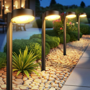 8-Pack 12-LED Solar Pathway Lights