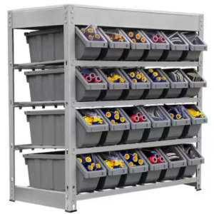 4-Tier Botless Bin Garage Storage Rack