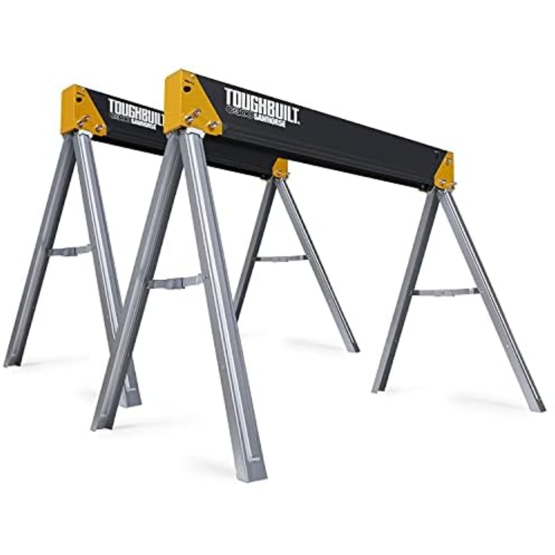 ToughBuilt 2-Pack 2200 lbs Folding Sawhorses