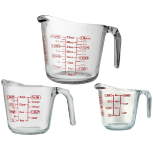 Anchor Hocking 3-Piece Glass Measuring Cups