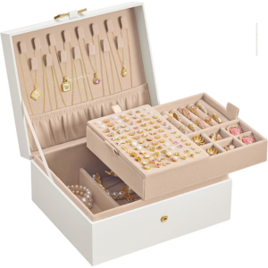 2-Layer Jewelry Box Organizer