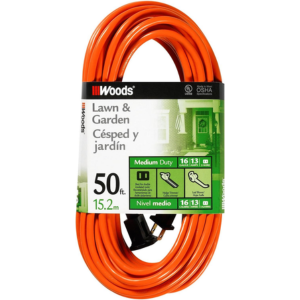 Woods 50' Outdoor Extension Cord