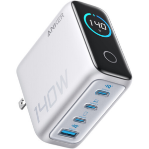 Anker 140W 4-Port USB Wall Charger w/Display