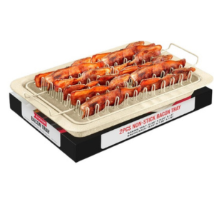 Bakken-Swiss 2-Pack Non-Stick Bacon Tray w/Removable Rack