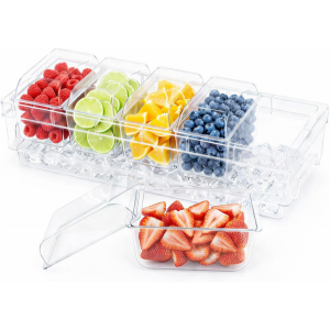 Lifewit Condiment 5-Container Caddy