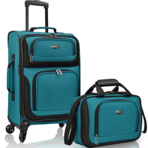 US Traveler 2-Piece Softside Spinner Luggage Set