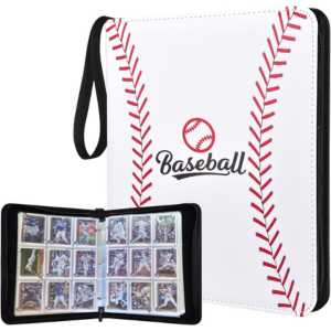 9-Pocket 720-Card Baseball Card Binder w/Zipper
