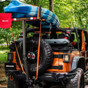 Mockins Steel Pickup Truck Bed Extender w/Flag