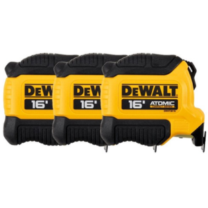 DeWalt 3-Pack 16' Atomic Tape Measure