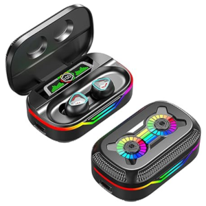 Wireless LED Power Display Earbuds