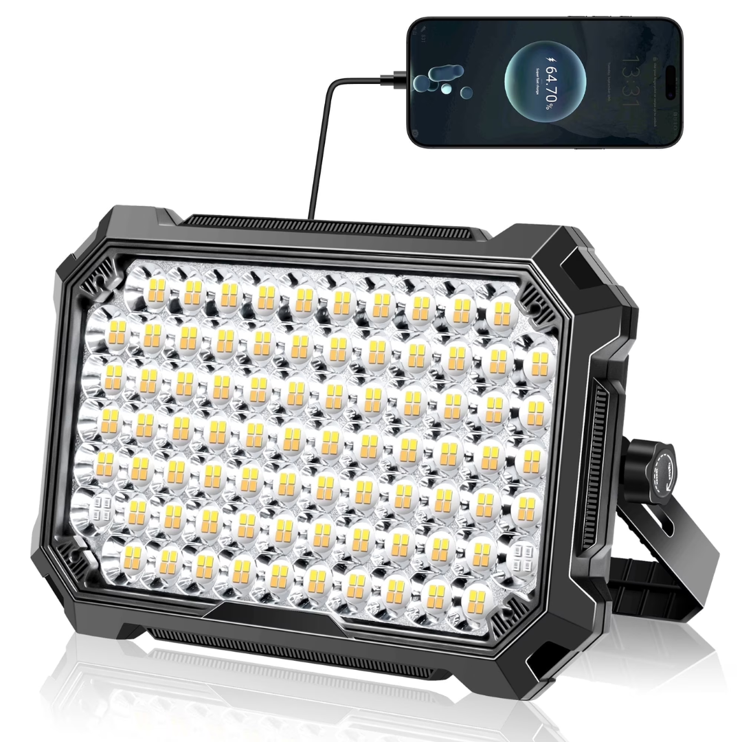Rechargeable 10,000-Lumen LED Work Light
