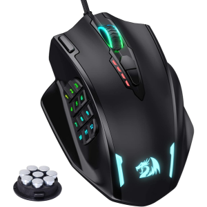 Redragon Impact RGB LED MMO Gaming Mouse