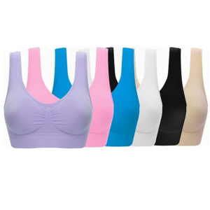 6-Pack Women's Seamless Sports Bra