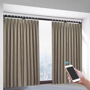 Motorized Smart Curtain Rail w/Remote & App