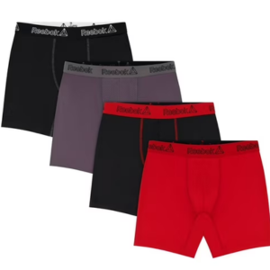 Reebok 4-Pack Men's Boxer Briefs