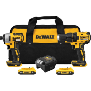 DeWalt 20V MAX Cordless Drill & Impact Driver w/Batteries & Charger