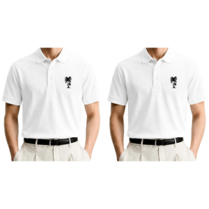 2-Pack Men's Pique Knit Polo Shirt
